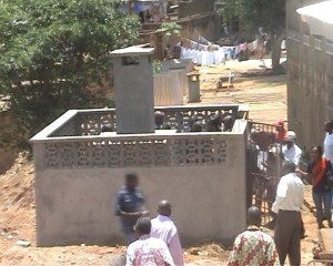 incinérateur de l'hôpital de Kiamvu