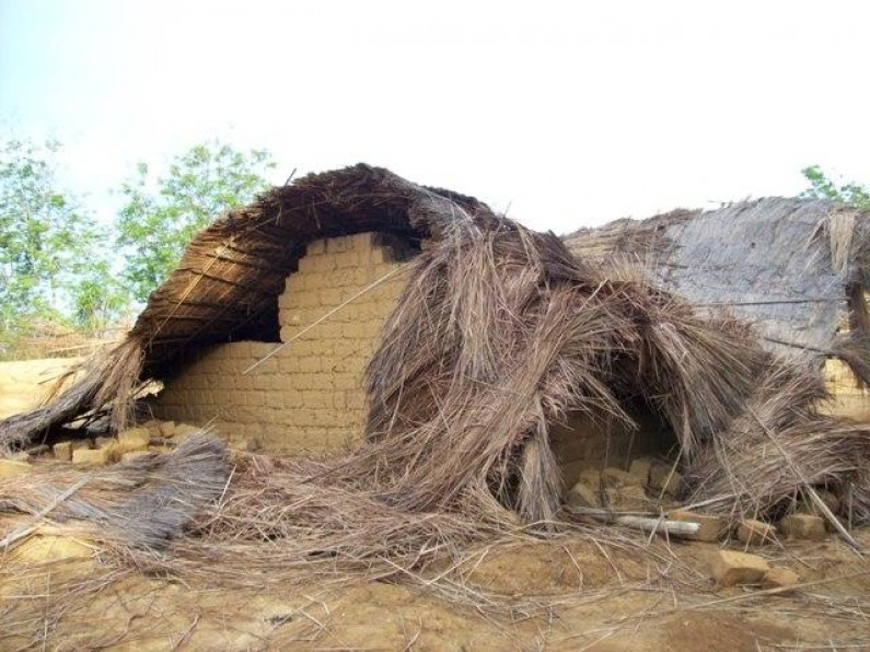 Nkenge : plus de cinquante sinistrés après une pluie accompagnée d’un vent impétueux