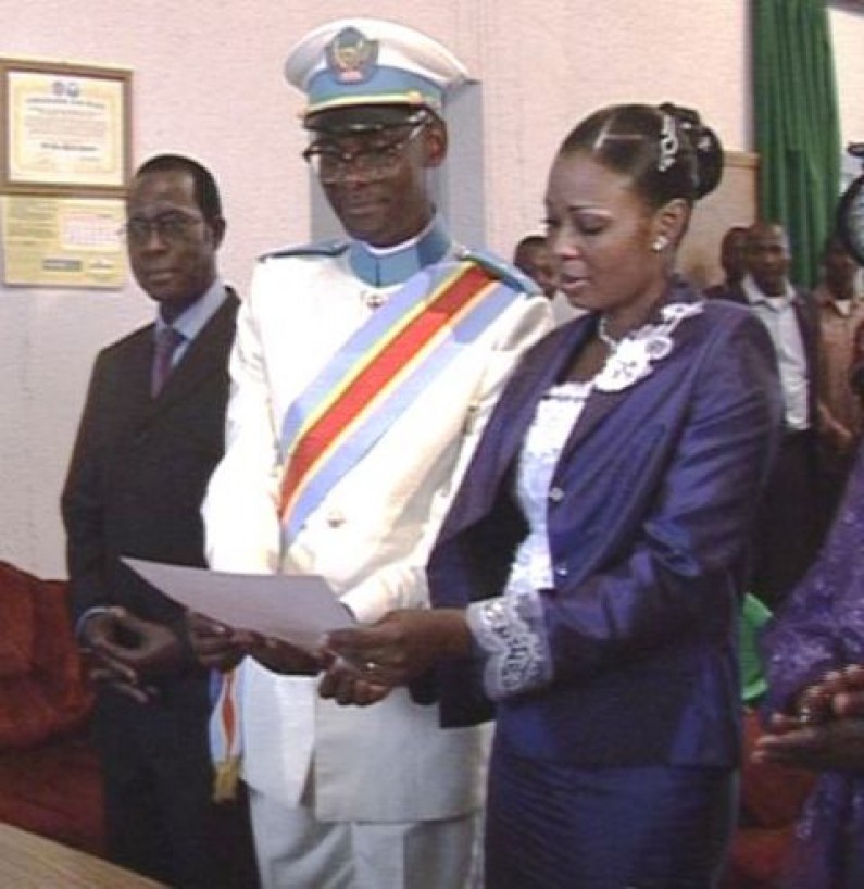 Page Rose : le vice-gouverneur marié civilement à la mairie de Matadi