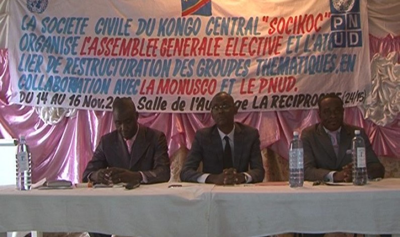 Société civile du Kongo central:nouveau comité