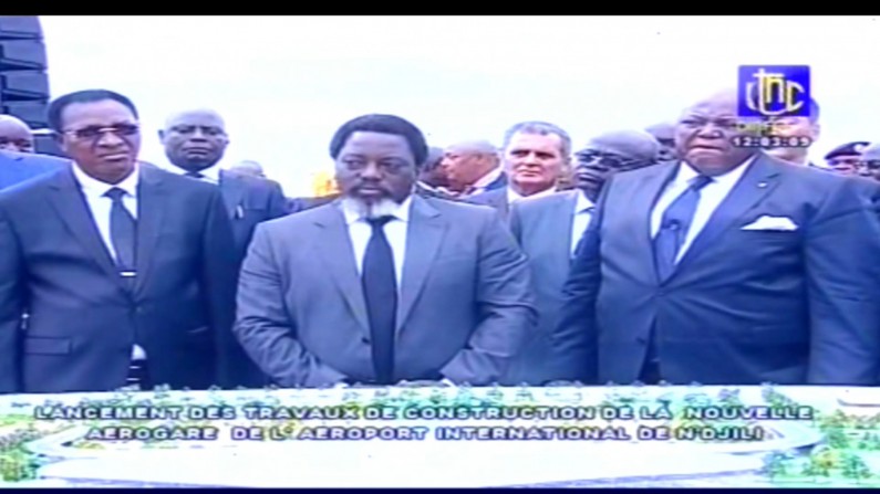 RDC : Joseph Kabila lance les travaux de construction de la nouvelle aérogare de l’aéroport de Ndjili