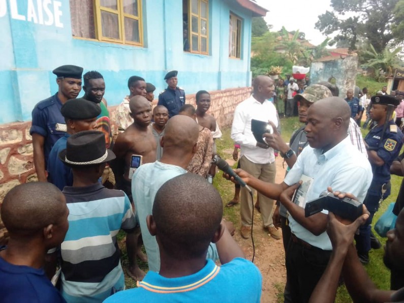 Mbanza-Ngungu:sept présumés bandits aux arrêts grâce à la complicité entre la police et les habitants