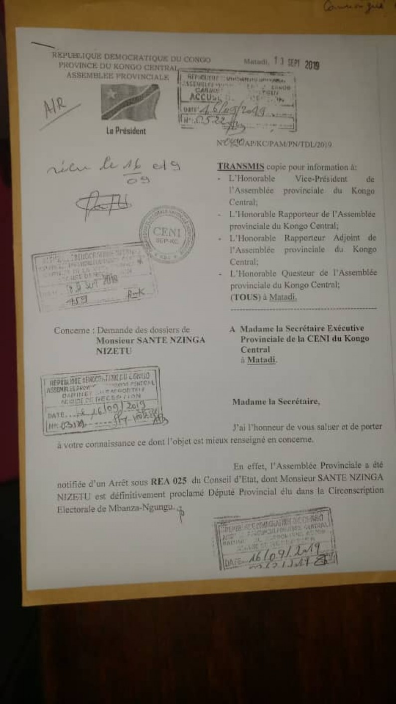 Kongo central: interprétations sur  »l’irrégularité » du vote à l’Assemblée provinciale