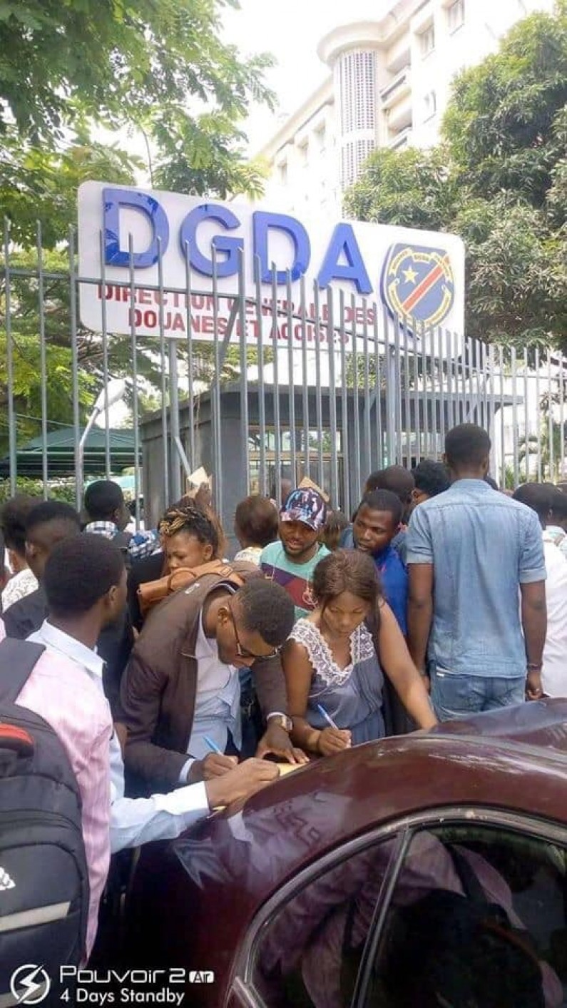 4 187 candidats attendus au test d’embauche à la DGDA jeudi 26 décembre au Kongo central