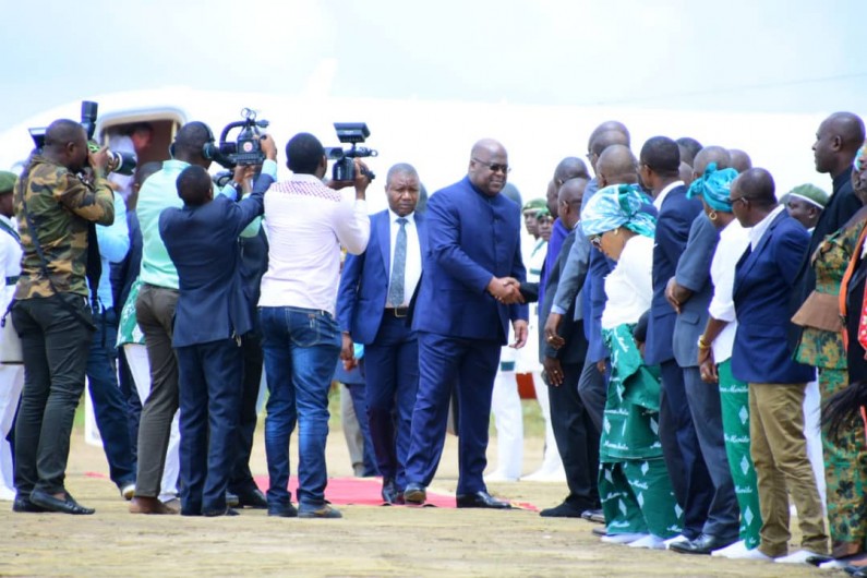 RDC: première visite du président Félix Tshisekedi chez les kimbanguistes, à Nkamba, au Kongo central