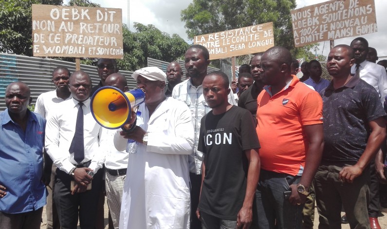 Kongo central: les travailleurs de l’OEBK disent non au retour du comité Wombali