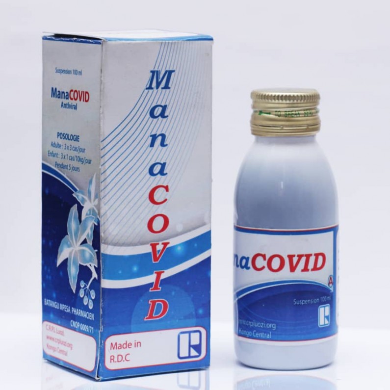 En RDC, l’anti Covid-19, le Manacovid homologué, annonce le pharmacien Batangu Mpesa