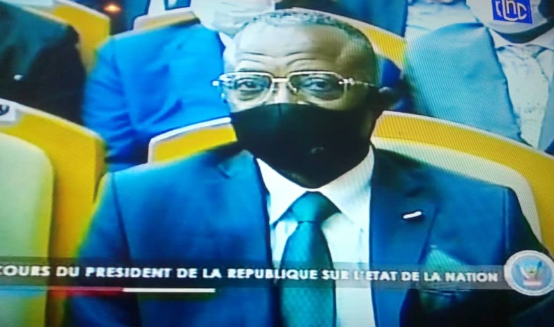 Atou Matubuana présent au palais du peuple au discours de Félix Tshisekedi sur l’état de la nation