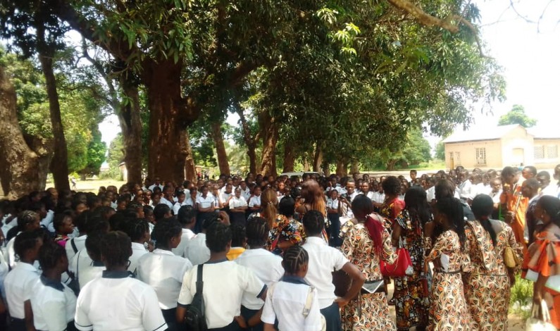 L’ Ucofem invite les élèves de Moanda à dénoncer toutes les formes de violences en milieu scolaire