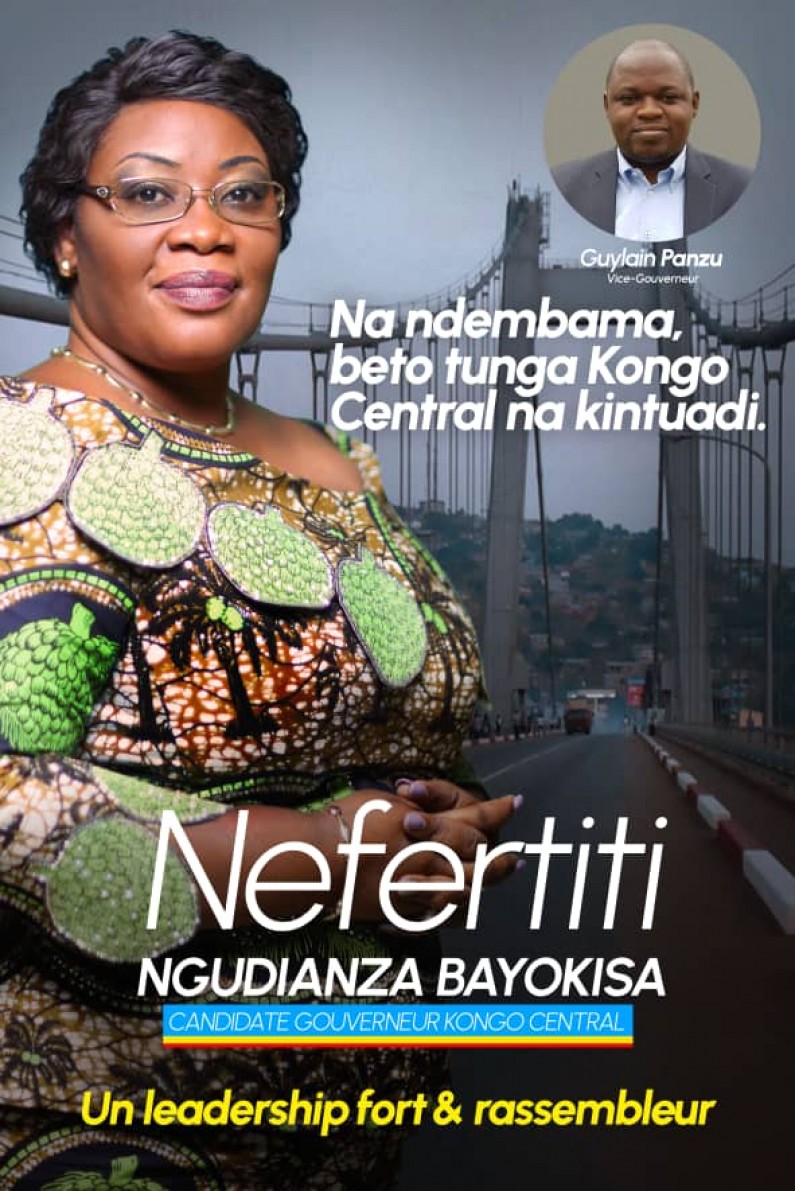 La candidate gouverneure Ngudianza bat campagne en présentant ses actions à impact visible