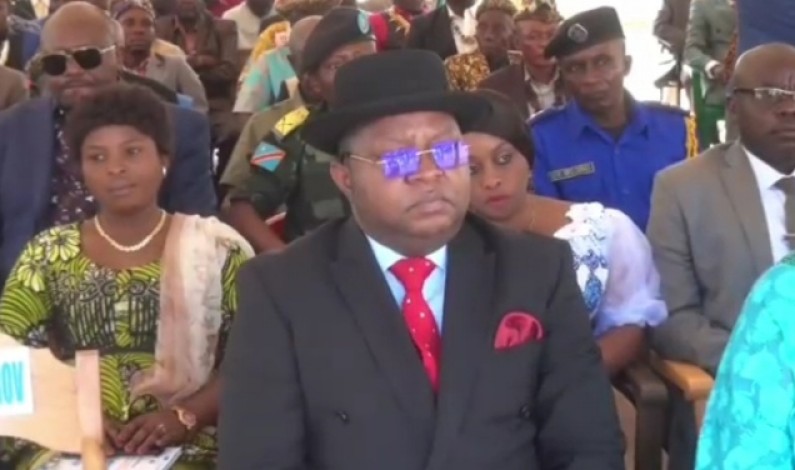 RDC: le ministre des Droits humains Albert-Fabrice Puela préside la cérémonie de retrait de la Monusco au Tanganyika