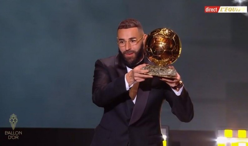 Karim Benzema ballon d’or 2022