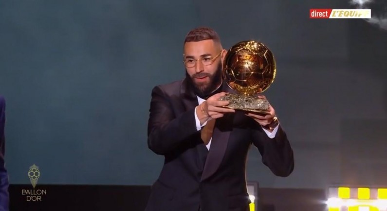Karim Benzema ballon d’or 2022