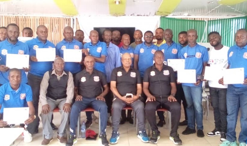 Au Kongo central, des entraîneurs désormais détenteurs de la licence C fédérale