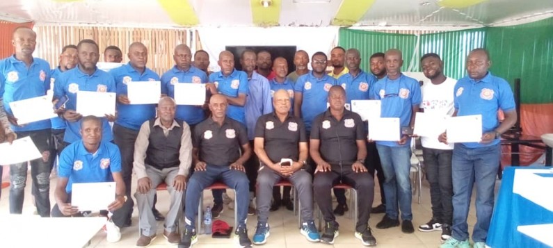 Au Kongo central, des entraîneurs désormais détenteurs de la licence C fédérale